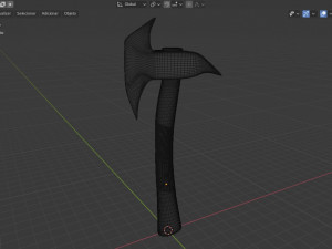 simple axe Model 3D