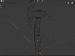 simple axe Model 3D
