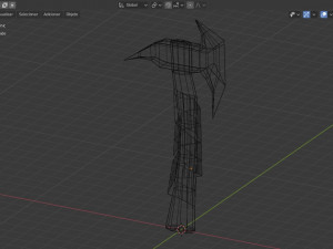 simple axe Model 3D