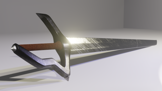 saber sword Model 3D .c4d .max .obj .3ds .fbx .stl .blend 