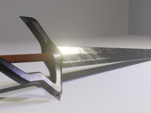 saber sword 3Dモデル