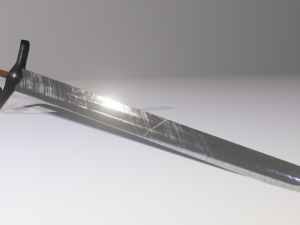 saber sword Model 3D