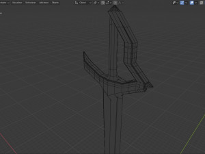 saber sword Model 3D