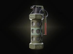 m84 충격 수류탄 3D 모델