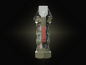 m84 stun grenade Modello 3D