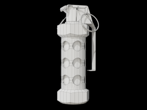 m84 stun grenade Modello 3D