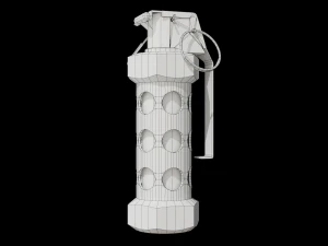 m84 stun grenade 3D Model