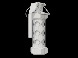 m84 stun grenade Modello 3D