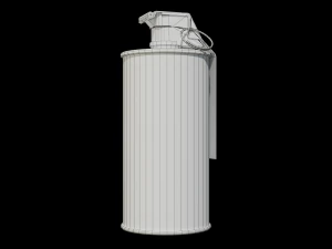 m18 smoke grenade 3D Model