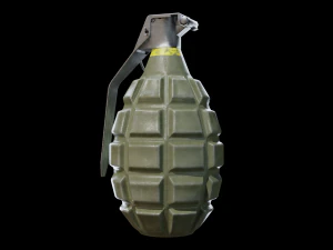 mk2 frag grenade 3D Model