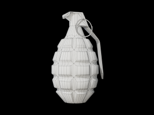 mk2 frag grenade 3D Model