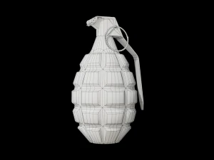 mk2 frag grenade 3D Model