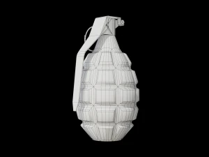 mk2 frag grenade 3D Model