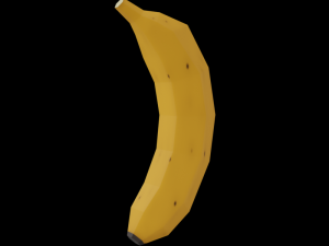 20 fruits - low poly flat shaded Modello 3D