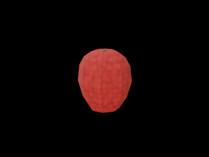 20 fruits - low poly flat shaded Modello 3D