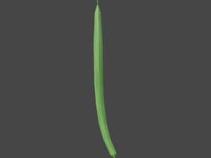 20 vegetables - low poly flat shaded Modèle 3D