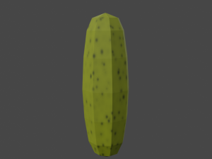 20 vegetables - low poly flat shaded Modèle 3D