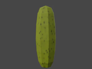 20 vegetables - low poly flat shaded 3D Model