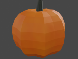 20 vegetables - low poly flat shaded Modèle 3D