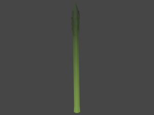 20 vegetables - low poly flat shaded Modèle 3D