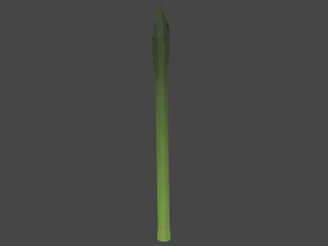 20 vegetables - low poly flat shaded 3D Model