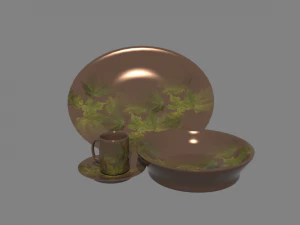 crockery 3D Model