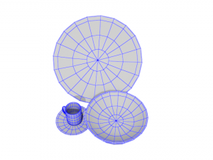 crockery 3D 모델