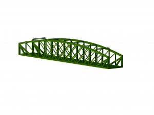 iron rail bridge 3D मॉडल