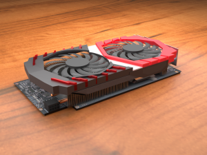 graphics card gaming style Modèle 3D