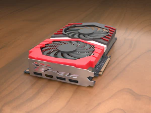 graphics card gaming style 3D Model