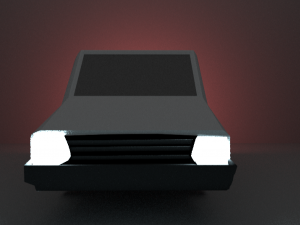 low poly car in fbx obj daefbx 200 royalty free license Model 3D