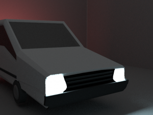 low poly car in fbx obj daefbx 200 royalty free license Model 3D