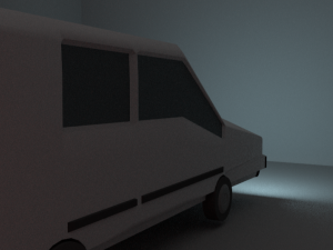 low poly car in fbx obj daefbx 200 royalty free license Model 3D
