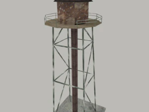 torre dell'acqua Modello 3D
