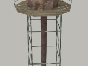 water tower 3D मॉडल