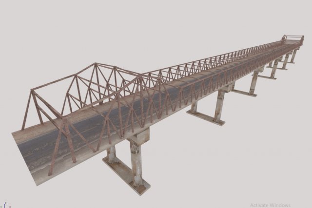 Pubg bridge Modelo 3D .c4d .max .obj .3ds .fbx .stl .blend 