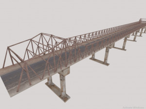 Pubg bridge 3D Model