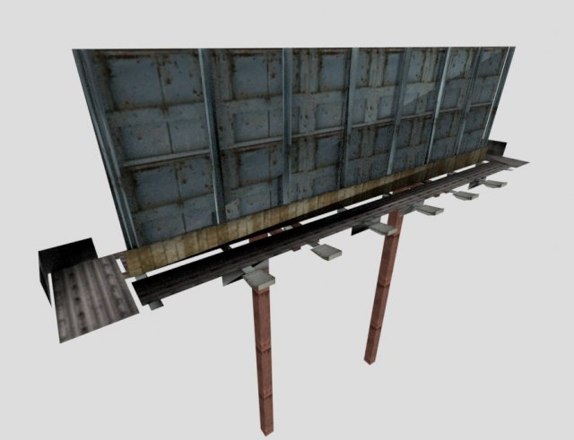 billboard 3D Model .c4d .max .obj .3ds .fbx .stl .blend 