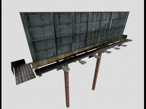 billboard 3D Model