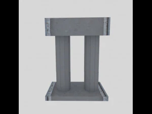 miramar bridge concrete slabs 3D Model