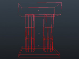 miramar bridge concrete slabs 3D Модель