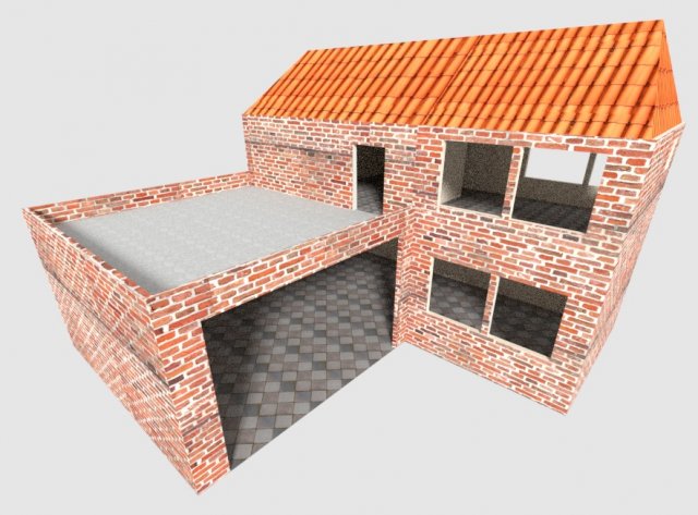 squad house Modelo 3D .c4d .max .obj .3ds .fbx .stl .blend 