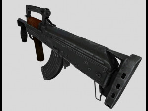 pubg groza Modelo 3D