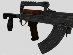 pubg groza Modelo 3D