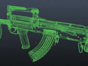 pubg groza Modelo 3D