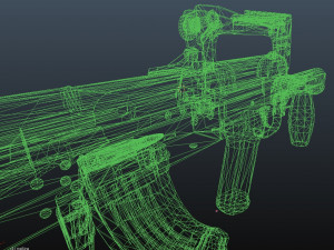 pubg groza Modelo 3D