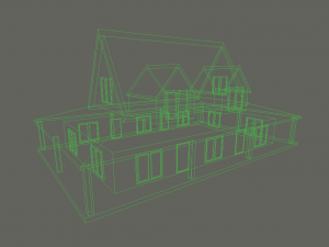 3D Wooden House W2 3D Модель