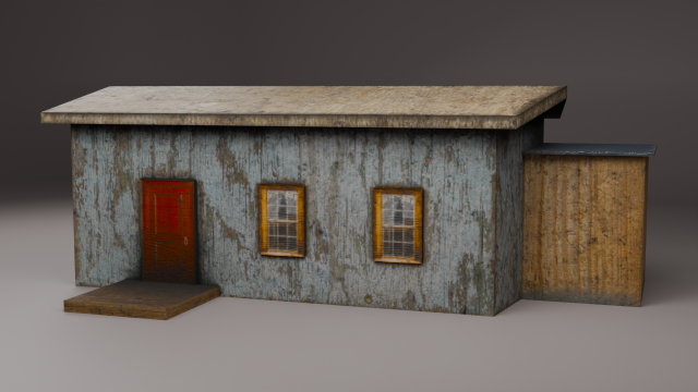CSHouse01 Modello 3D .c4d .max .obj .3ds .fbx .stl .blend 