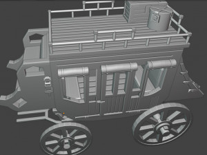 Stagecoaches of the Wild West 3D 프린트 모델