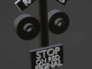 Railroad signal free way Modelo de impresión 3D